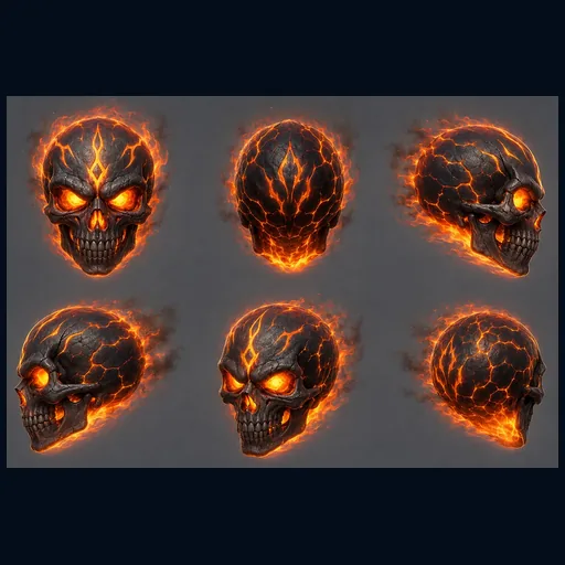 Inferno Skull morph from aMAZEd Bonus Runs