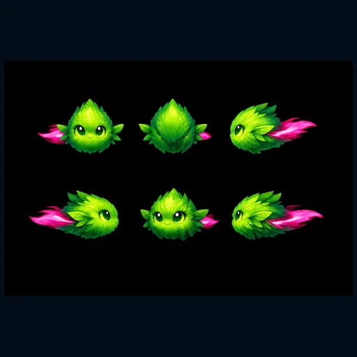 Neon Puff Inferno morph