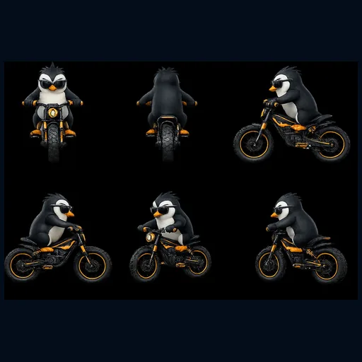 Penguin Rider Inferno morph