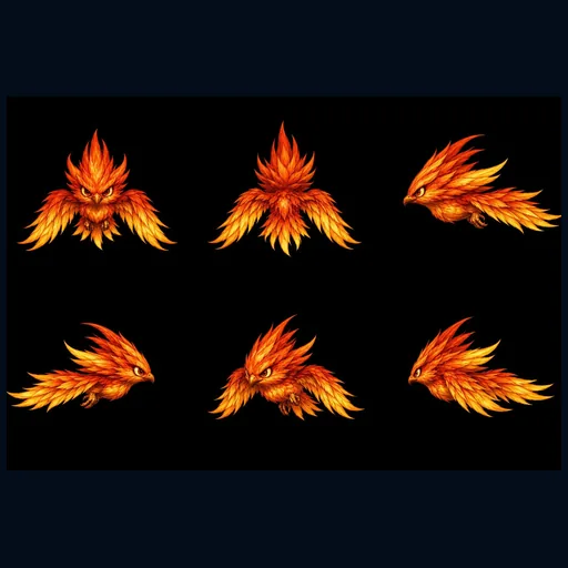 Solar Phoenix Inferno morph